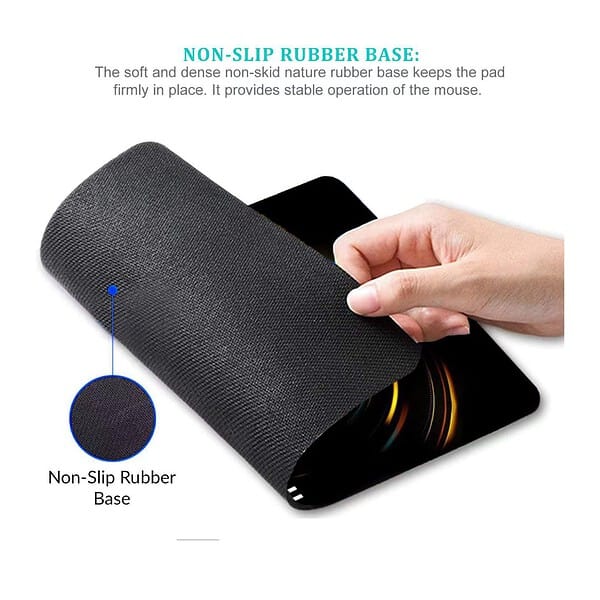 STRIFF Extended Gaming Mouse Pad Stitched Edges Non Slip Rubber Universe Small 4 - LXINDIA.COM