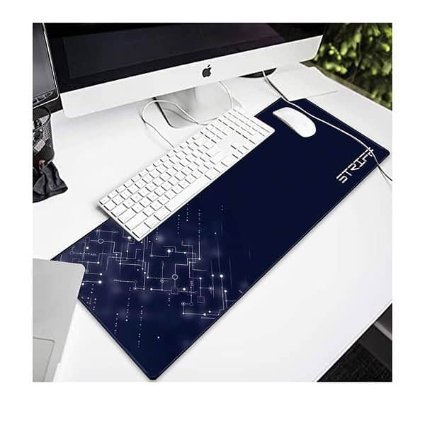 STRIFF Extended Size Gaming Mouse Pad Divine Blue 2 - LXINDIA.COM