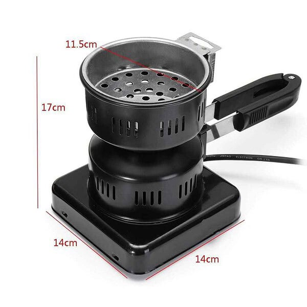 SaleOn Electric Camping Cooking Stove 450W 220v 50HZ Black2 - LXINDIA.COM