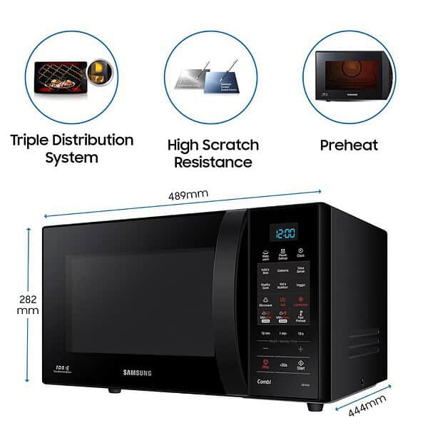 Samsung 21 L Convection Microwave Oven CE73JD B1 XTL1 - LXINDIA.COM