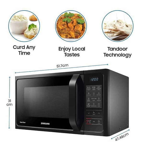 Samsung 28 L Convection Microwave Oven MC28A5013AK TL1 - LXINDIA.COM