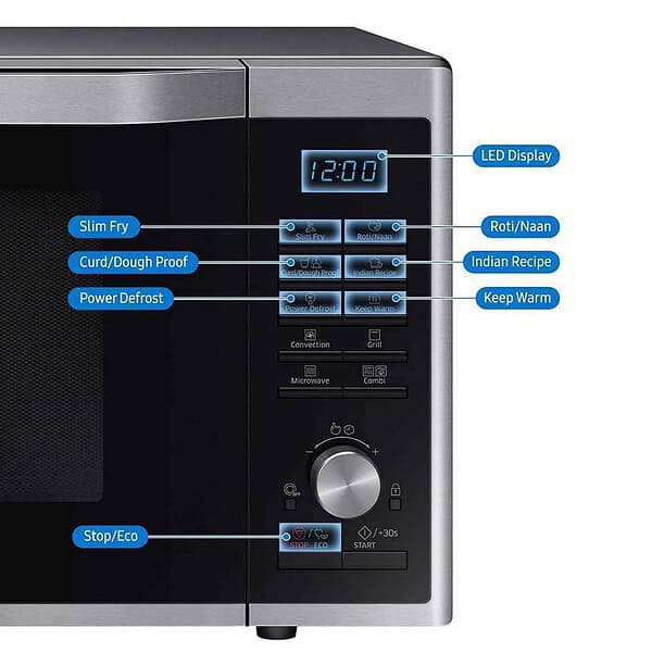 Samsung 32 L Slim Fry Convection Microwave Oven MC32A7035CT TL1 - LXINDIA.COM