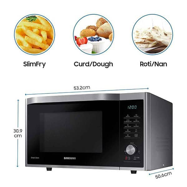 Samsung 32 L Slim Fry Convection Microwave Oven MC32A7035CT TL2 - LXINDIA.COM