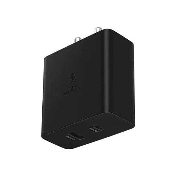 Samsung 35W Dual Port Type C and USB A Charger Black 1 1 - LXINDIA.COM