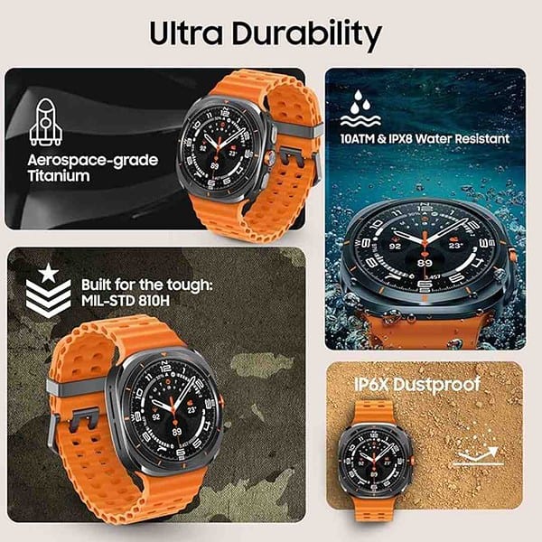 Samsung Galaxy Watch Ultra 47mm LTE Gray 3nm Processor 3 - LXINDIA.COM