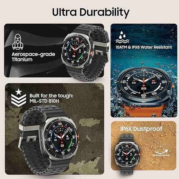 Samsung Galaxy Watch Ultra 47mm LTE Silver 3nm Processor 3 - LXINDIA.COM