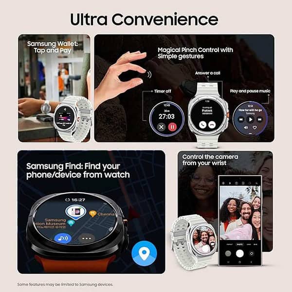 Samsung Galaxy Watch Ultra 47mm LTE White 3nm Processor 3 - LXINDIA.COM