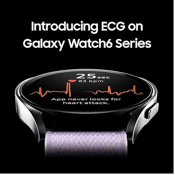 Samsung Galaxy Watch6 Classic LTE 47mm Silver Compatible with Android 1 - LXINDIA.COM