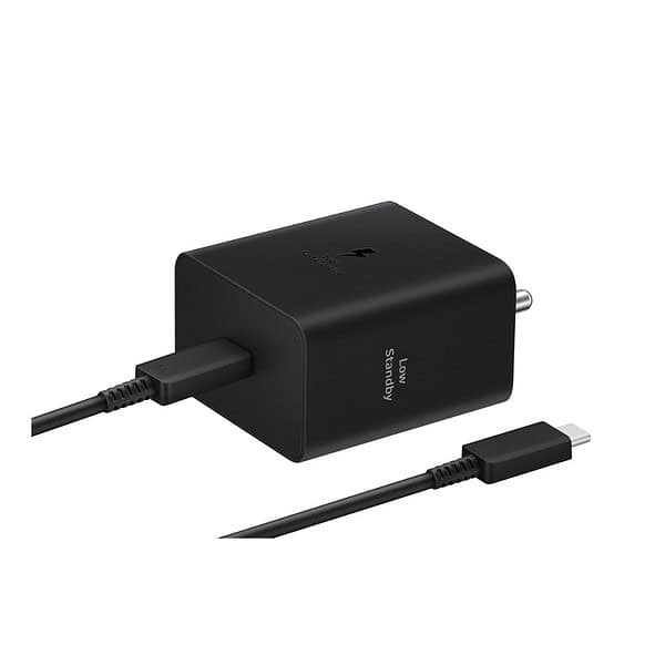 Samsung Original 45W Type C Travel Adaptor with Cable Black 2 - LXINDIA.COM