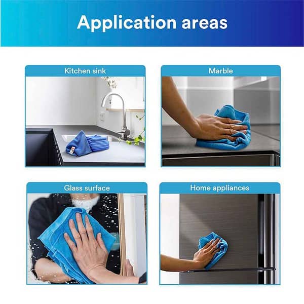 Scotch Brite 40X40 cm Cleaning Cloth Blue Packs of 51 - LXINDIA.COM