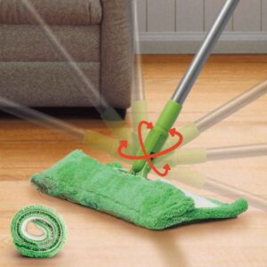 Scotch Brite Multi purpose Microfiber Flat Mop Green - LXINDIA.COM