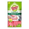 Scotch Brite Rubber Kitchen Gloves Large Pink Pack of 2 - LXINDIA.COM