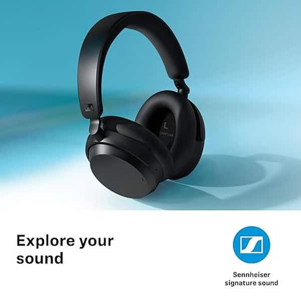 Sennheiser Accentum Wireless Bluetooth Over Ear Headphones Black 3 - LXINDIA.COM