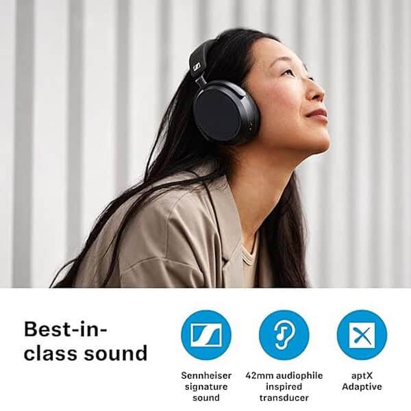 Sennheiser Momentum 4 Wireless Over Ear Headphones Black 1 - LXINDIA.COM