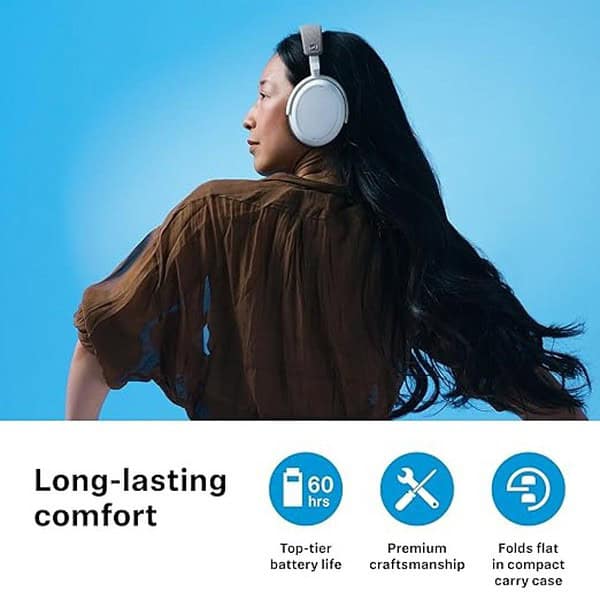 Sennheiser Momentum 4 Wireless Over Ear Headphones White 1 - LXINDIA.COM