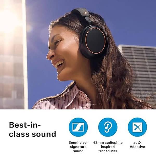 Sennheiser Momentum 4 Wireless Over ear Headphones Black Copper 3 - LXINDIA.COM