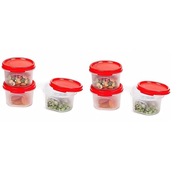 Signoraware Modular Plastic Container Set of 6 200ml - LXINDIA.COM