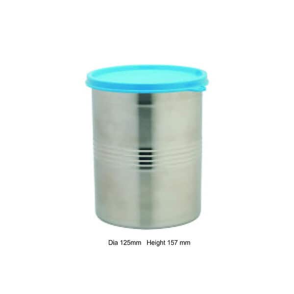 Signoraware Modular Steel Container Round 1500ml - LXINDIA.COM