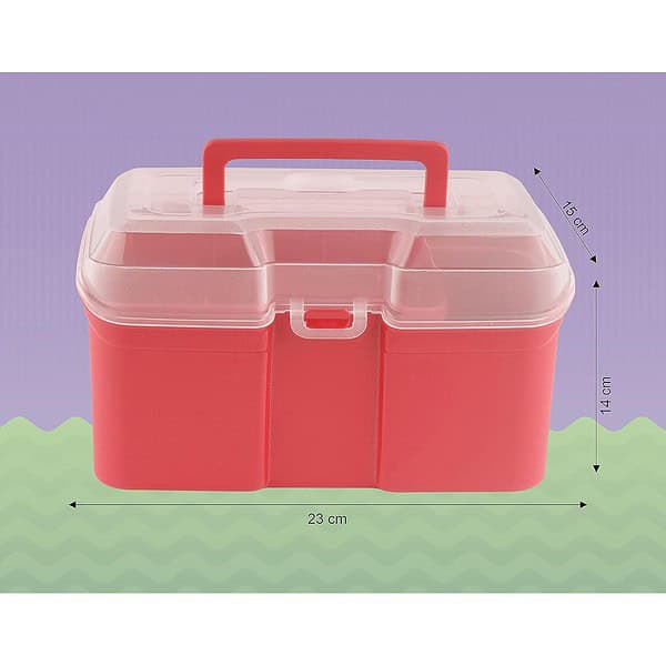 Signoraware Rectangular Box Big Pink b - LXINDIA.COM