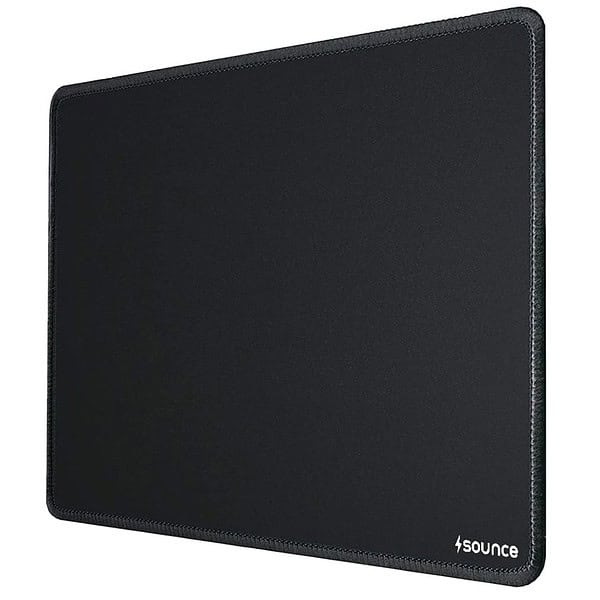 Sounce Mouse Pad with Superior Micro Weave Cloth Mousepad Black - LXINDIA.COM