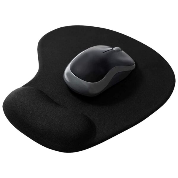 Sounce Mouse Pad with Superior Micro Weave Cloth Mousepad Black Palm Rest - LXINDIA.COM