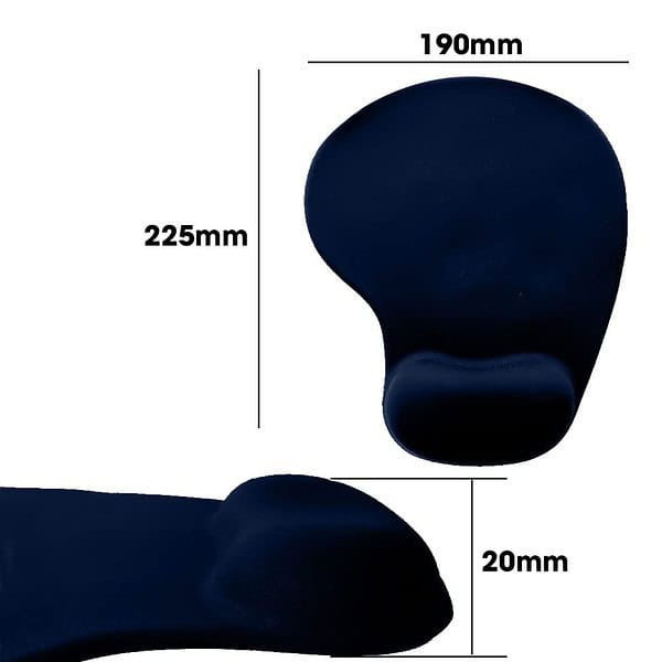 Sounce Mouse Pad with Superior Micro Weave Cloth Mousepad Blue Palm Rest 1 - LXINDIA.COM