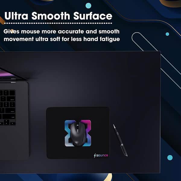 Sounce Mouse Pad with Superior Micro Weave Cloth Mousepad Gaming 1 - LXINDIA.COM