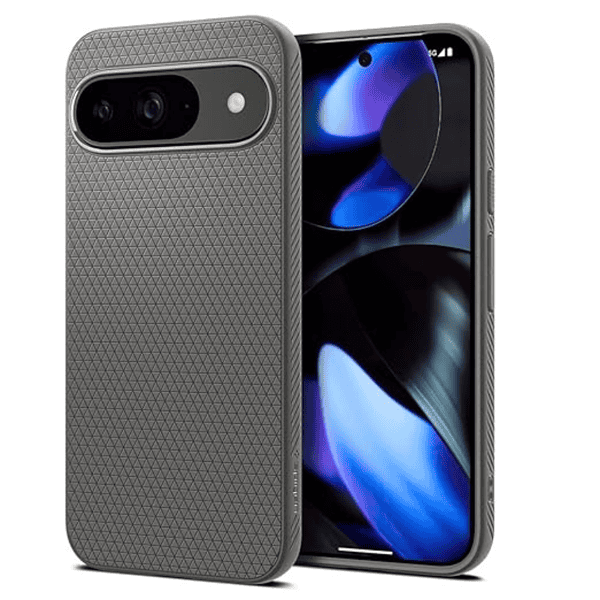 Spigen Liquid Air Back Cover Case for Pixel 9 Pro Pixel 9 Marble Gray - LXINDIA.COM