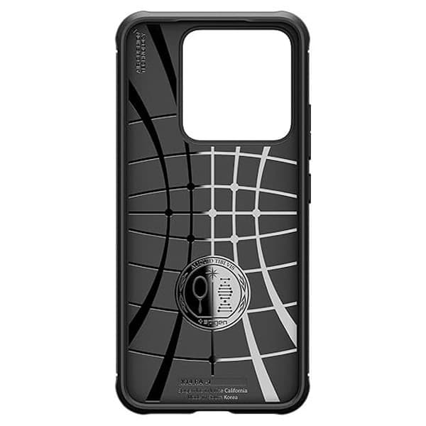 Spigen Rugged Armor Back Cover for Xiaomi 14 Matte Black 1 - LXINDIA.COM