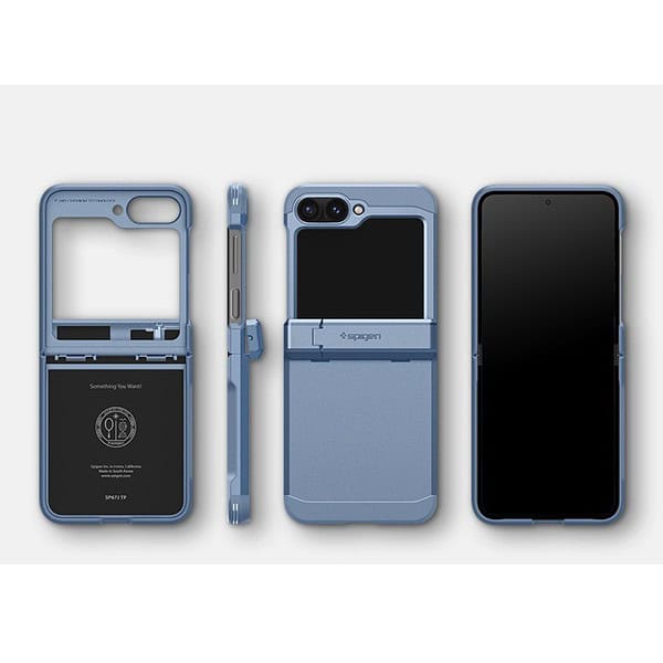 Spigen Tough Armor Pro Back Cover for Samsung Galaxy Z Flip 6 Gunmetal 2 - LXINDIA.COM