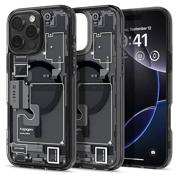 Spigen Ultra Hybrid Magfit Back Cover for iPhone 16 Pro Zero One - LXINDIA.COM