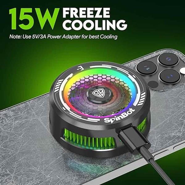 SpinBot IceDot Mag v1 Magnetic Semiconductor Mobile Cooler 15W Freeze Cooling 2 - LXINDIA.COM