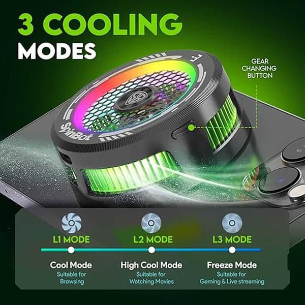 SpinBot IceDot Mag v1 Magnetic Semiconductor Mobile Cooler 15W Freeze Cooling 3 - LXINDIA.COM