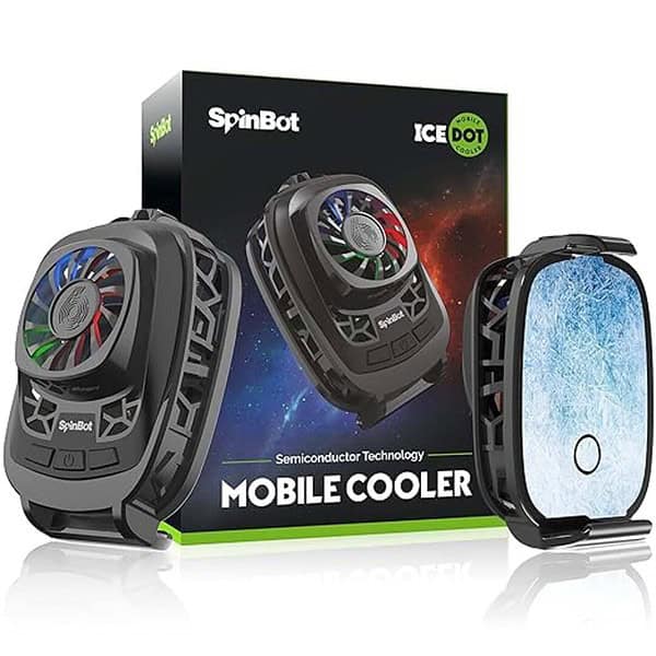 SpinBot IceDot Mobile Cooler with RGB Lightning Android and iPhones Compatible - LXINDIA.COM