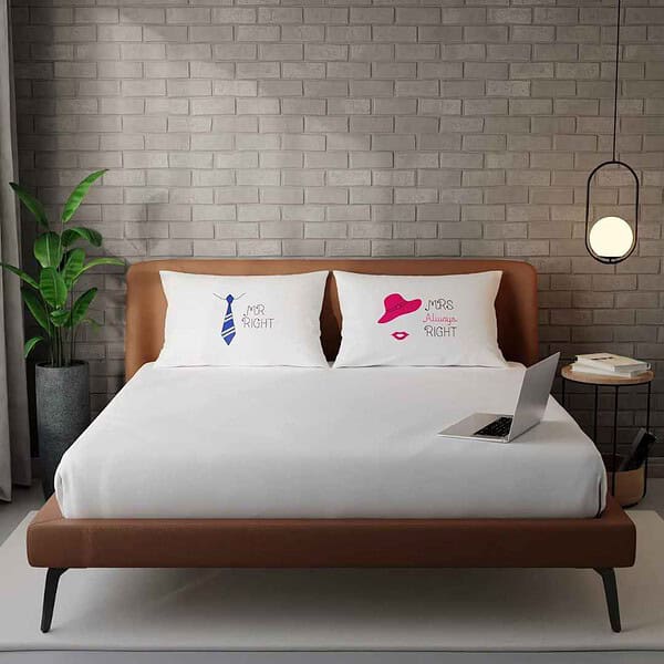 Stoa Paris Satin Bedsheet for Double Size Bed White - LXINDIA.COM