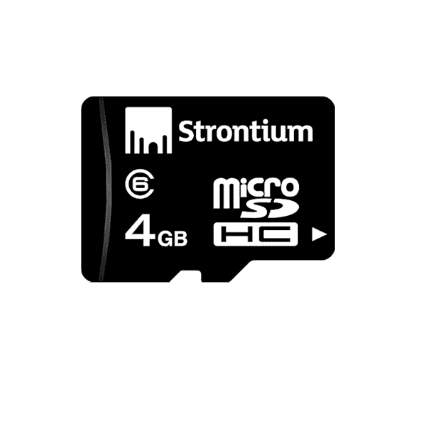 Strontium 4GB Micro SDHC Class 6 Memory Card - LXINDIA.COM