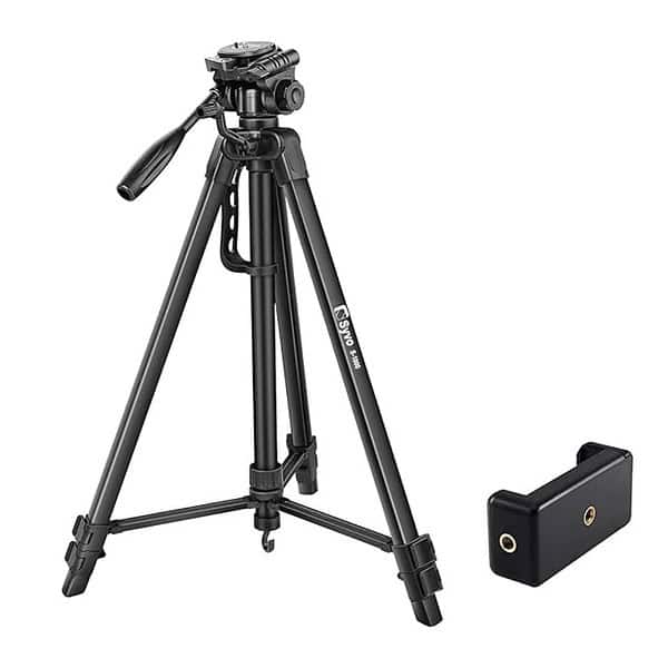 Syvo S 1000 PRO 67 Inch 170CM Tripod for DSLR Black 1 - LXINDIA.COM