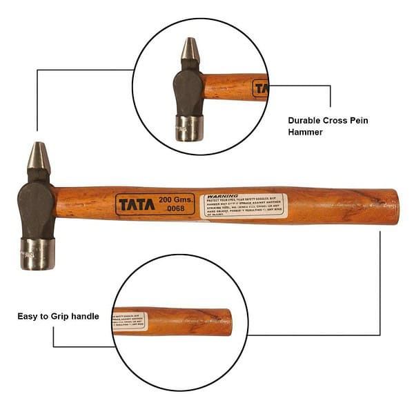 TATA AGRICO Cross Pein Hammers Drop Forged Steel1 - LXINDIA.COM