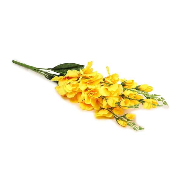 TIED RIBBONS Artificial Gladiolus Flowers Yellow - LXINDIA.COM