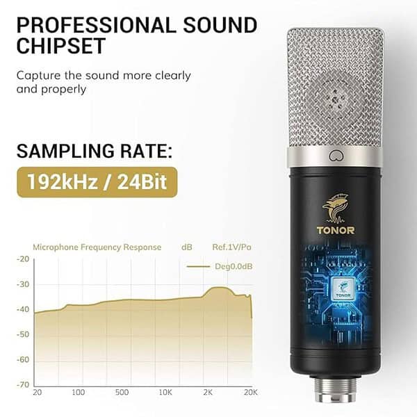 TONOR Cardioid Condenser MicrophoneTC 2030 1 - LXINDIA.COM