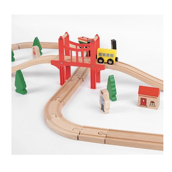 TOYARTSY Pretend Play Train Track Set 39 Piece 2 - LXINDIA.COM