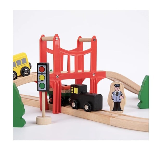 TOYARTSY Pretend Play Train Track Set 39 Piece 3 - LXINDIA.COM