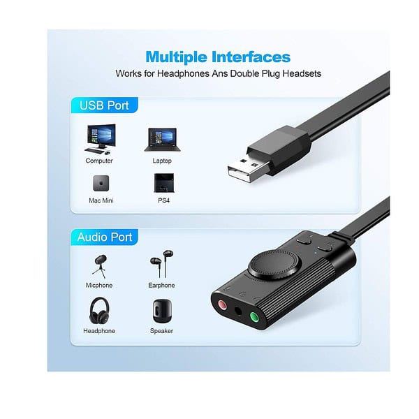 TechRise USB Sound Card 2 - LXINDIA.COM