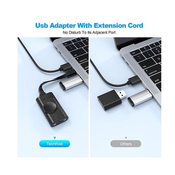 TechRise USB Sound Card 3 - LXINDIA.COM