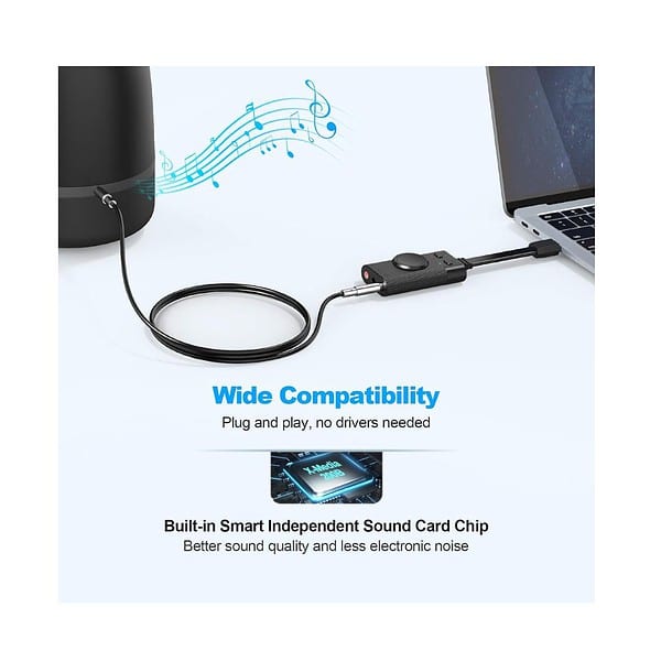 TechRise USB Sound Card 4 - LXINDIA.COM