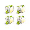 Technobeam 15W 3 in 1 Surface Square LED Panel Color Changing Light for Non POP False Ceiling with Aluminium Body Cool White Warm White Natural White Pack of 4 - LXINDIA.COM