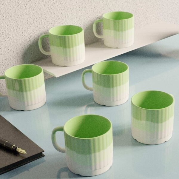 The Earth Store Tritone Green Frontier Tea Cup Set - LXINDIA.COM