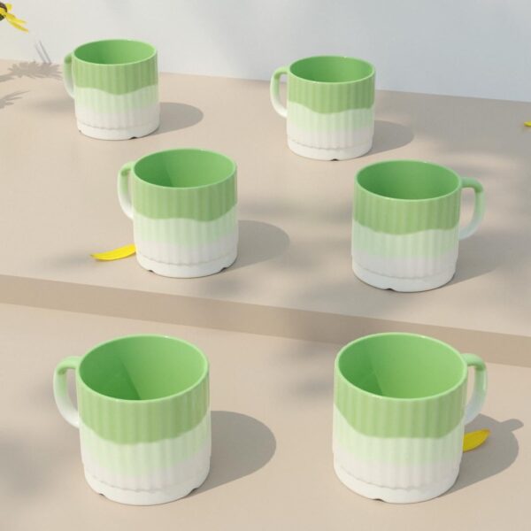 The Earth Store Tritone Green Frontier Tea Cup Set A - LXINDIA.COM