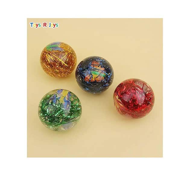 Toys R Joys Glitter Sparkle Light Ball Pack of 2 2 - LXINDIA.COM