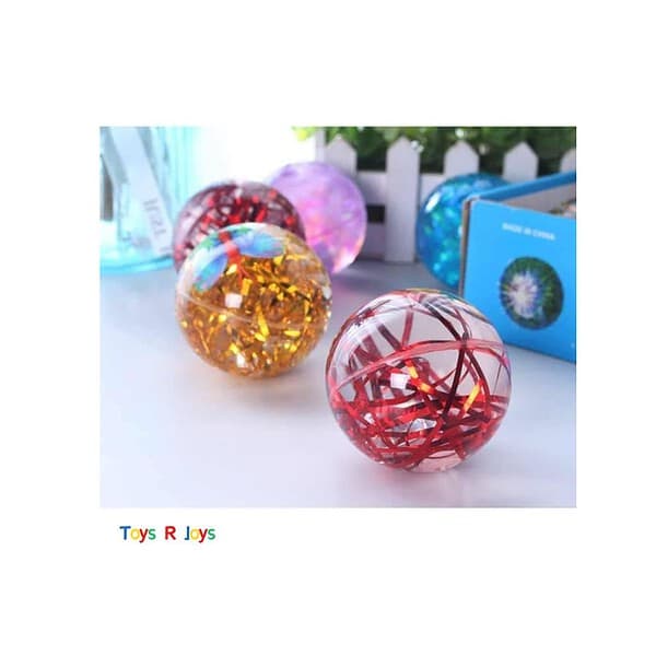 Toys R Joys Glitter Sparkle Light Ball Pack of 2 3 - LXINDIA.COM